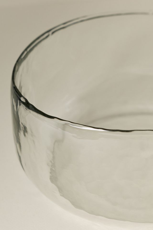 The Collective Artisan Pebbled Glass Serve Bowl #1