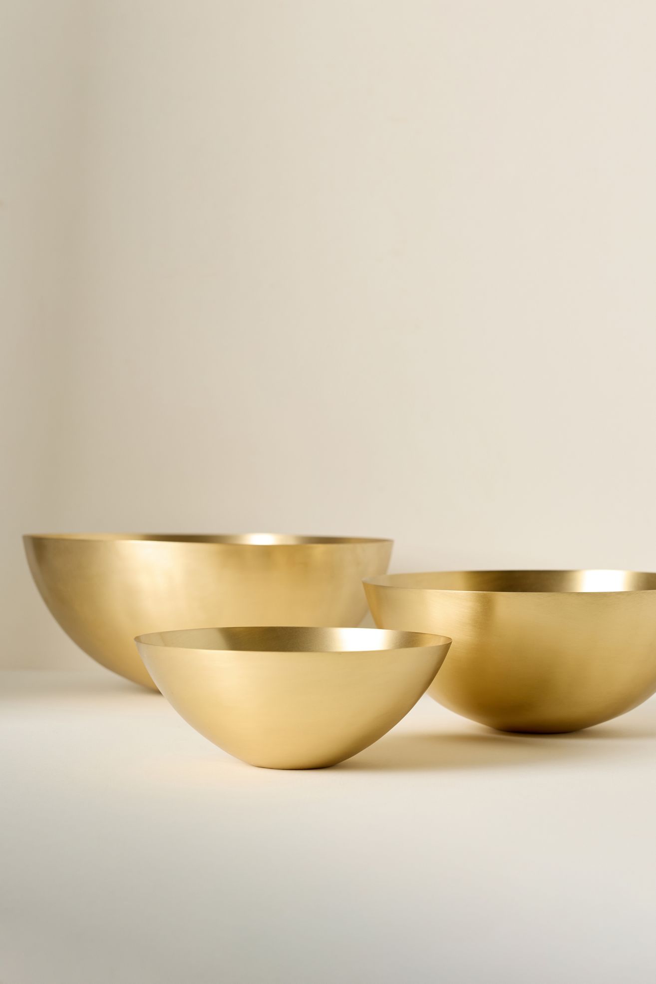 The Collective Artisan Assorted Serve Bowls, Set of 3 - Bronze, One Size