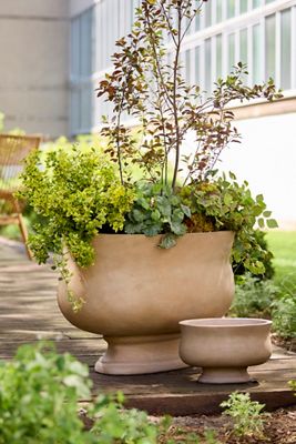 Torino Concrete Oval Planter