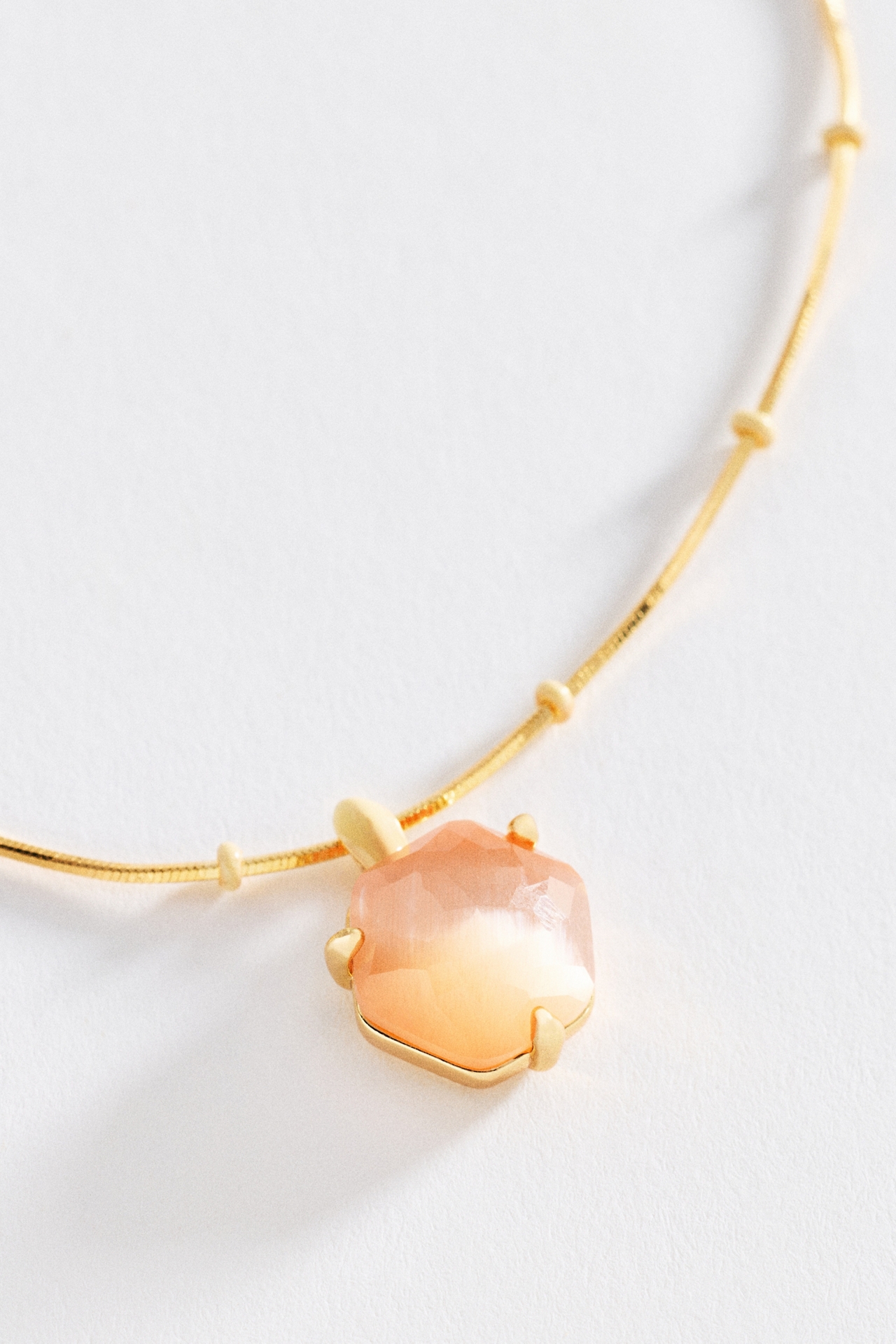 Floating Crystal Pendant Necklace