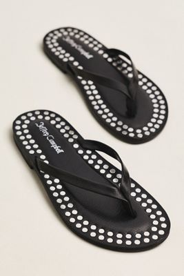 Jeffrey Campbell Katrina Studded Flip-Flops