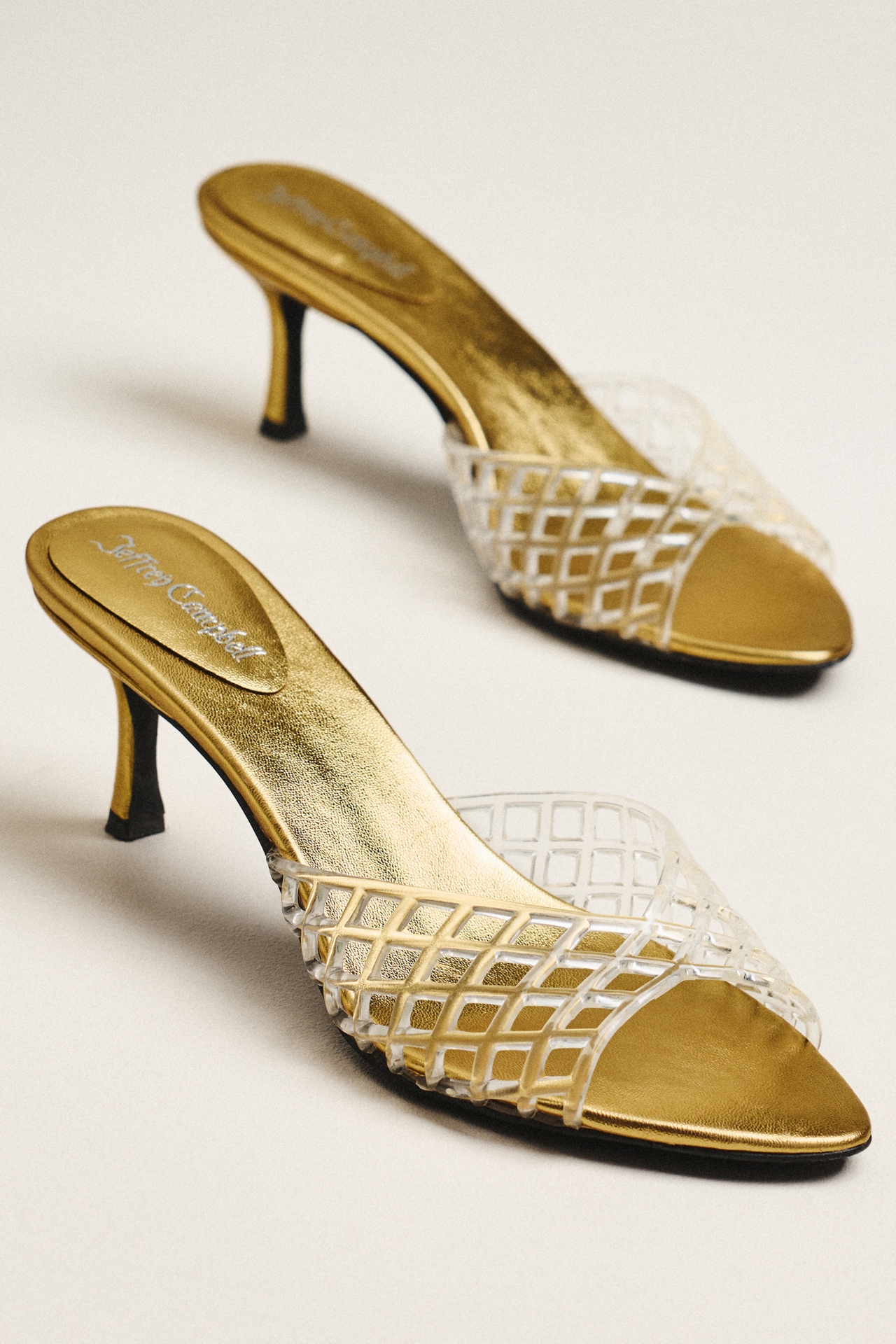 Jeffrey Campbell Seablue Heeled Jelly Sandals