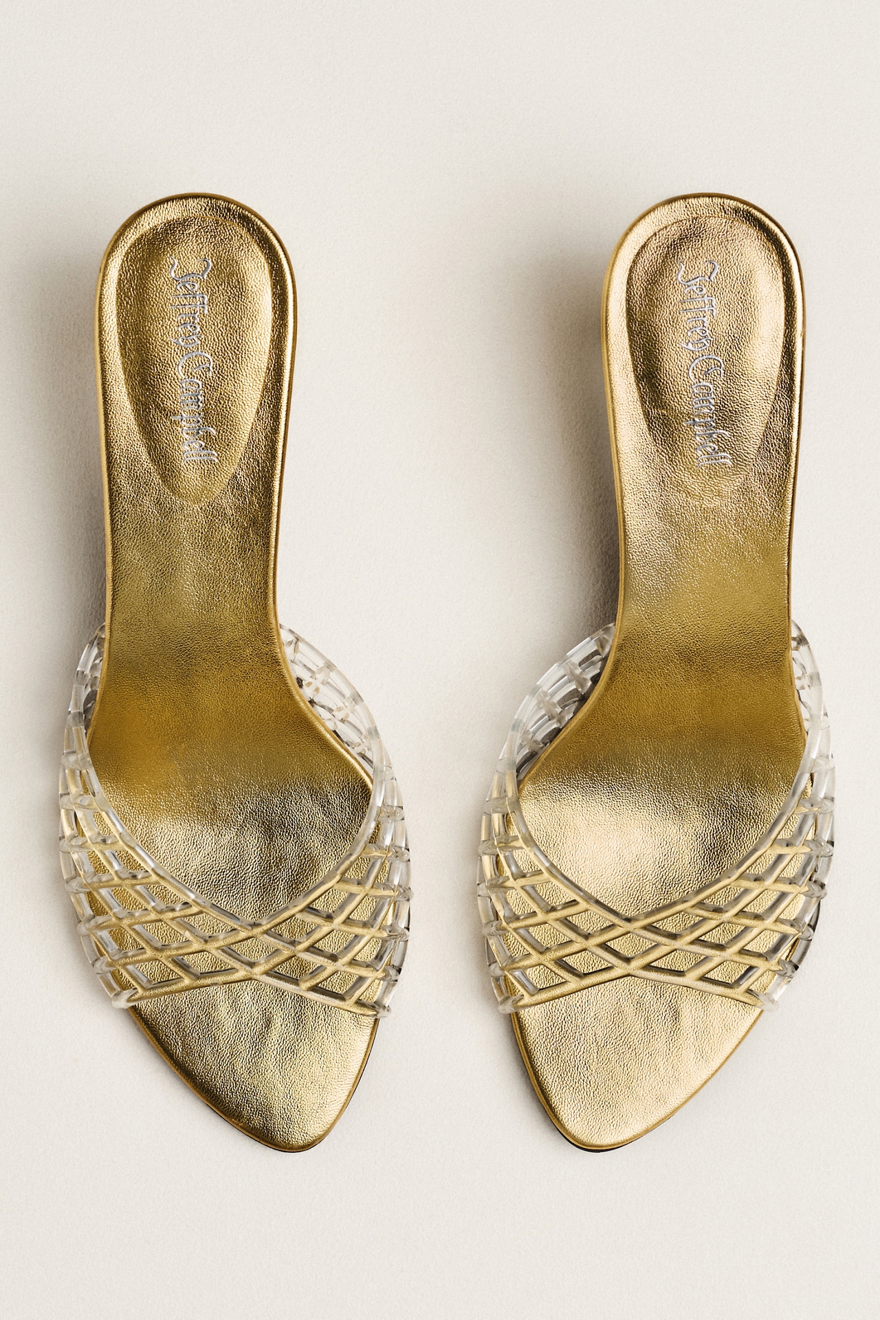 Jeffrey Campbell Seablue Heeled Jelly Sandals