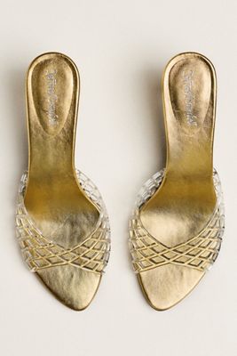 Jeffrey Campbell Seablue Heeled Jelly Sandals