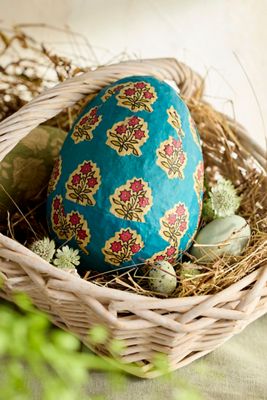 Fillable Papier Mache Egg
