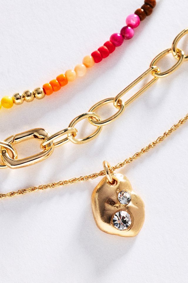 Shades of Sea Layering Necklaces #1
