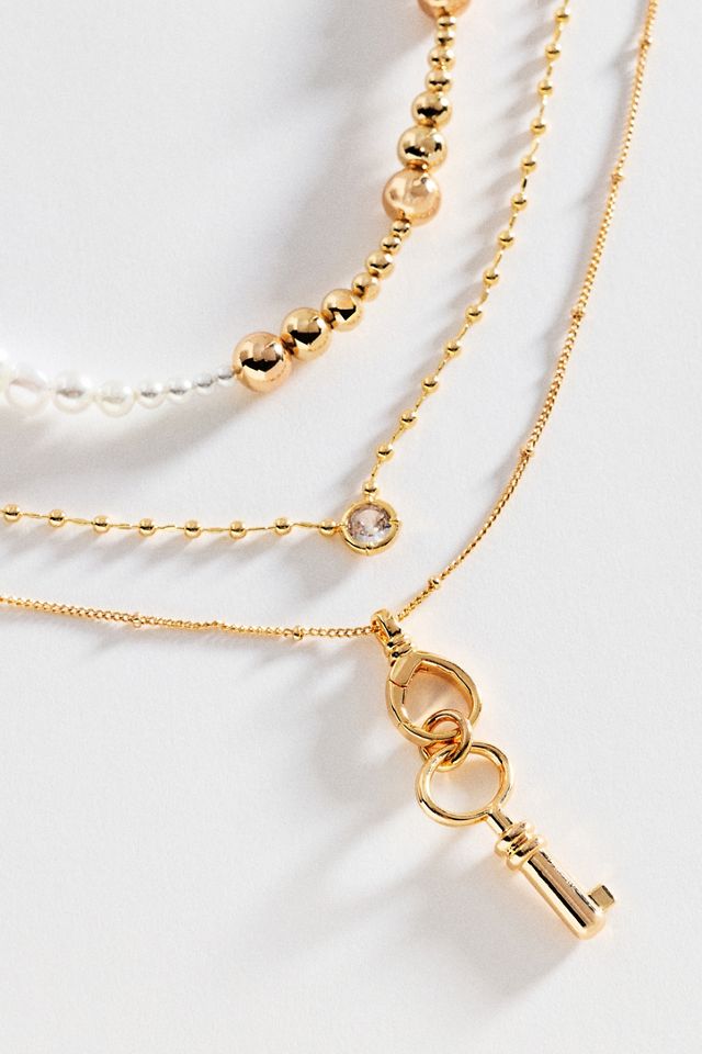 Shades of Sea Layering Necklaces #1