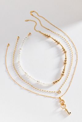 Shades of Sea Layering Necklaces