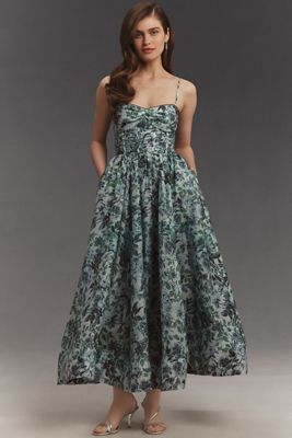 Floral Print Bridesmaid Dresses