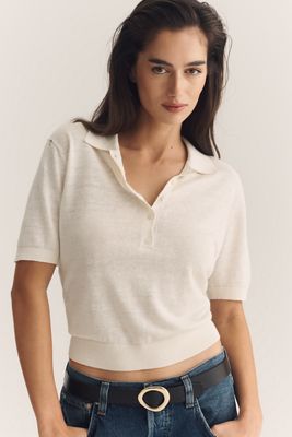 By Anthropologie Bold Round Buckle Belt