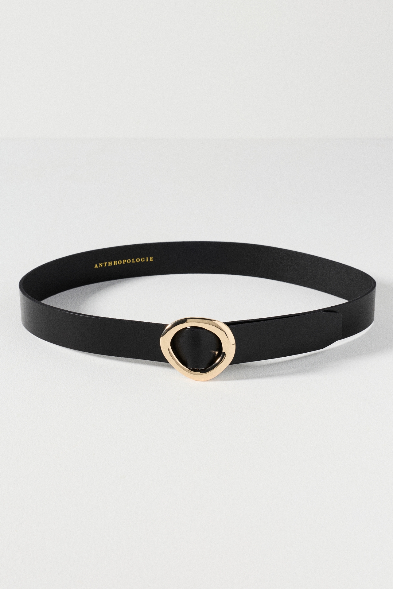 By Anthropologie Bold Round Buckle Belt