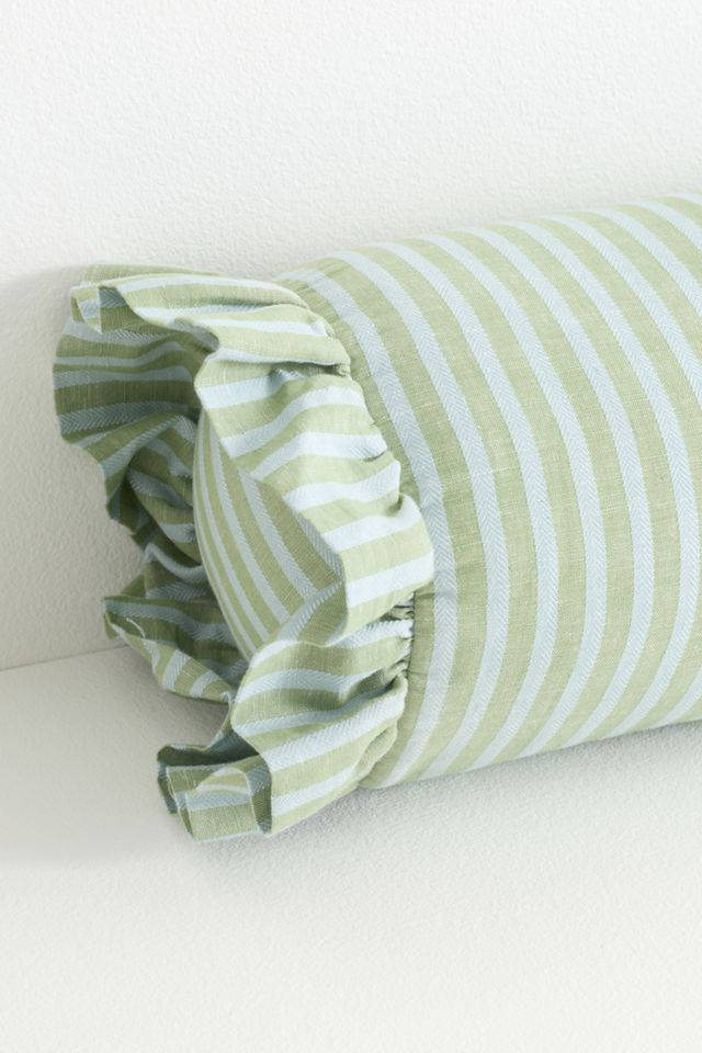 Elin Cotton Striped Extra-Long Bolster Cushion #2