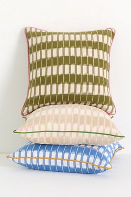 Selma Cotton Woven Ikat Pillow