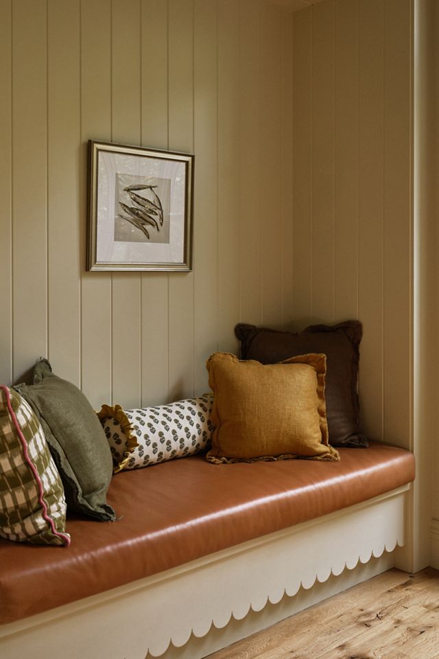 Selma Cotton Woven Ikat Pillow #3
