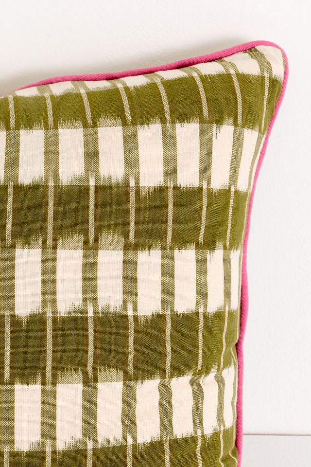 Selma Cotton Woven Ikat Pillow #2