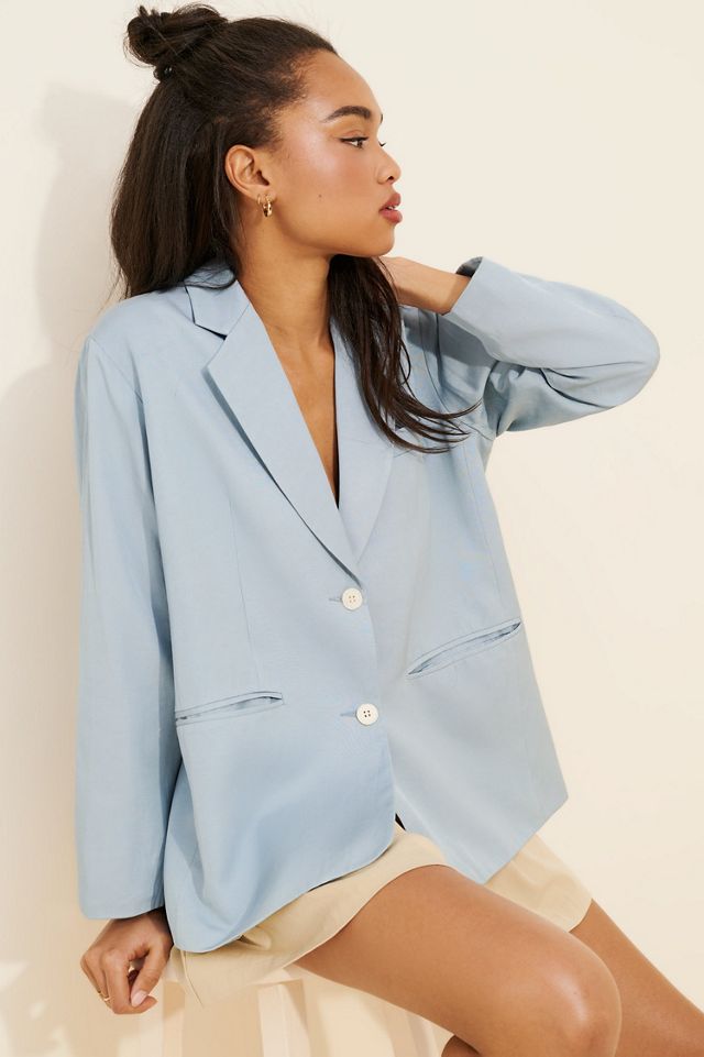 See U Soon Relaxed Linen Blazer #1