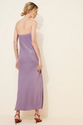 open lace back dress Susana Monaco Tie Front Gathered Sleeveless Midi Dress in Snapdragon at Nordstrom, Size X-Large