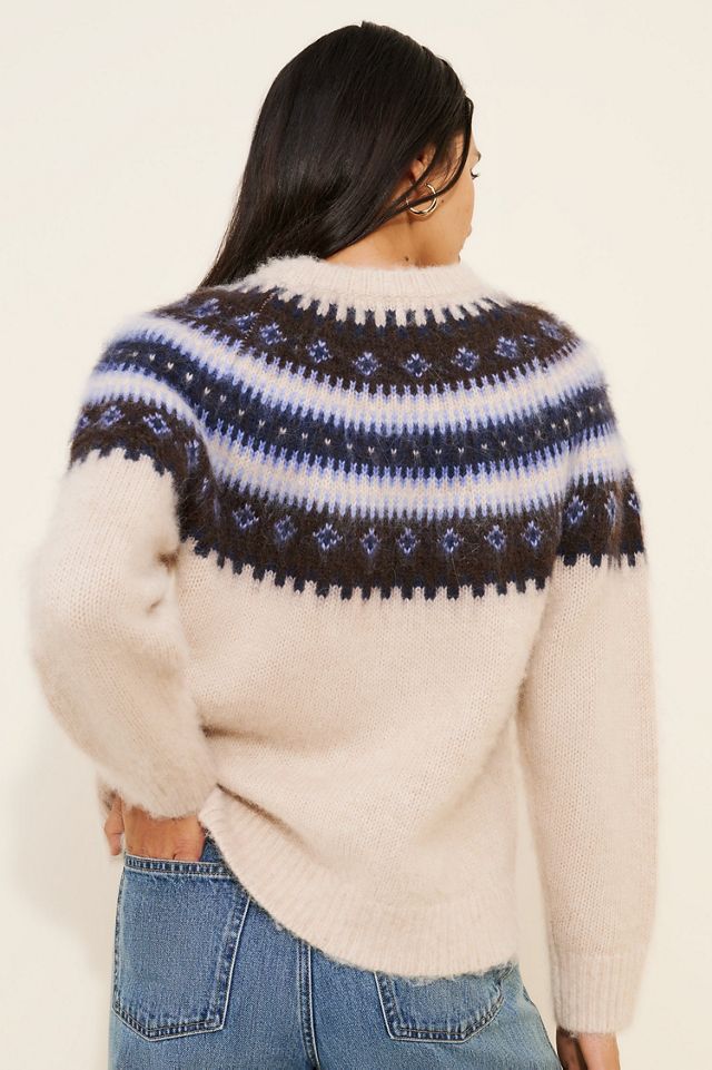 Madewell Gale Wool Blend Fair Isle Pullover Sweater #4