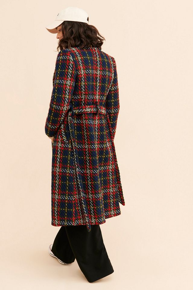 Hutch Holiday Plaid Coat #1