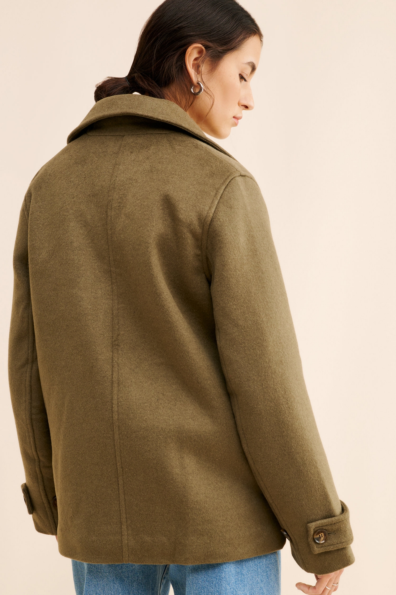 Sams?e Safalla Wool Blend Double Breasted Jacket