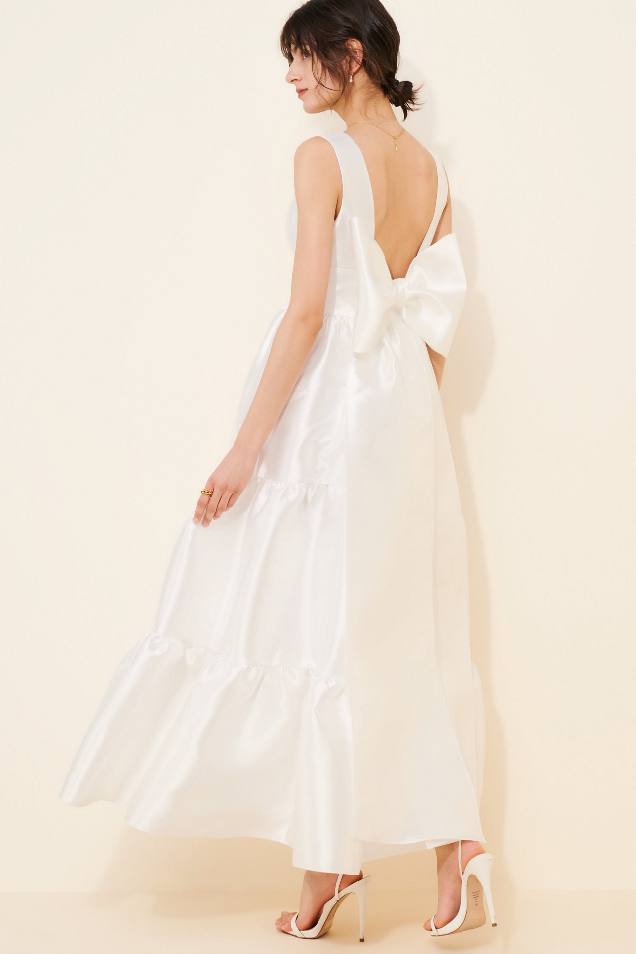 Hutch Iridescent Bow Maxi Dress