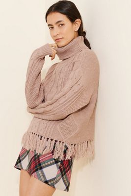 Love Token Colorblock Turtleneck Sweater | Anthropologie