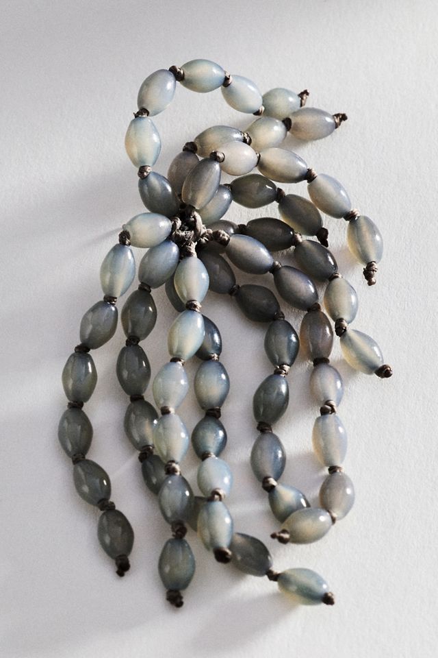 By Anthropologie Beaded Fringe Statement Earrings #1