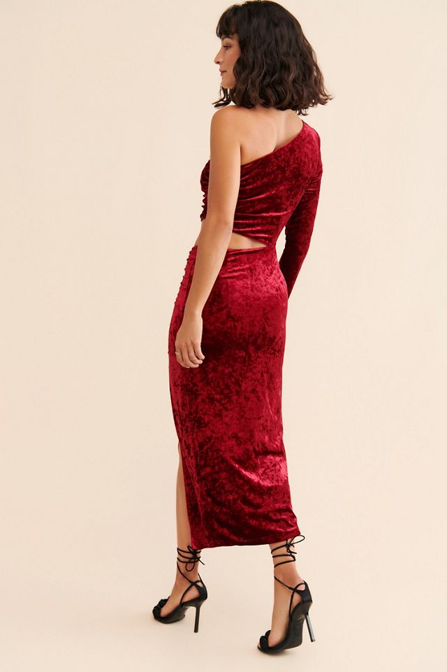 Saylor Niamh Cutout Velvet Dress #1