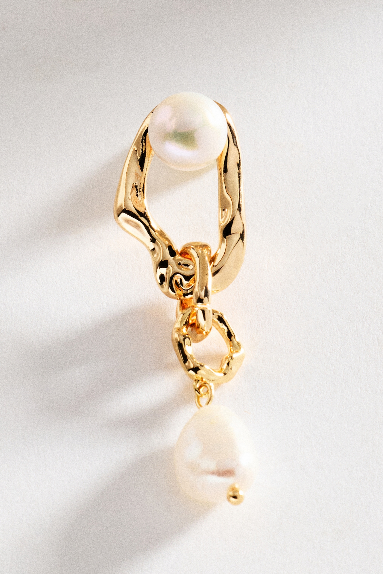 Pearl Duet Drop Earrings