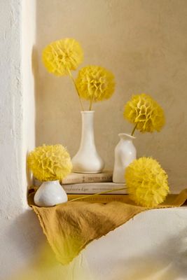 Crafted Botanical Pastel Dandelion Stems, Set of 5