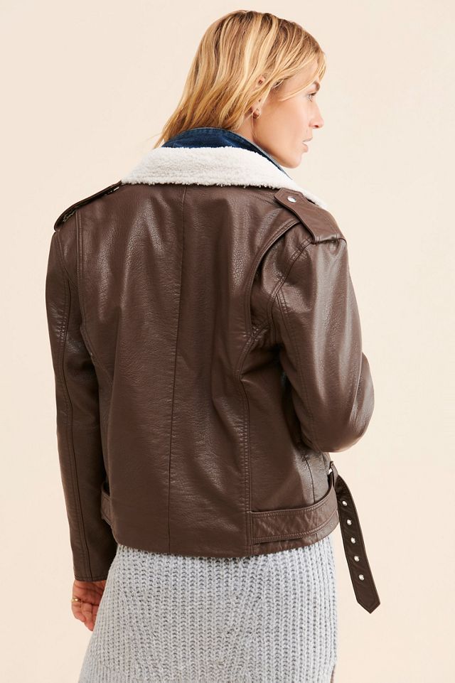 Pistola Blaine Sherpa Moto Jacket #2