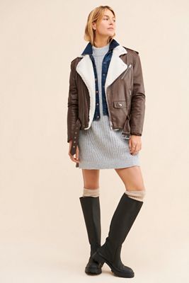 Pistola Blaine Sherpa Moto Jacket