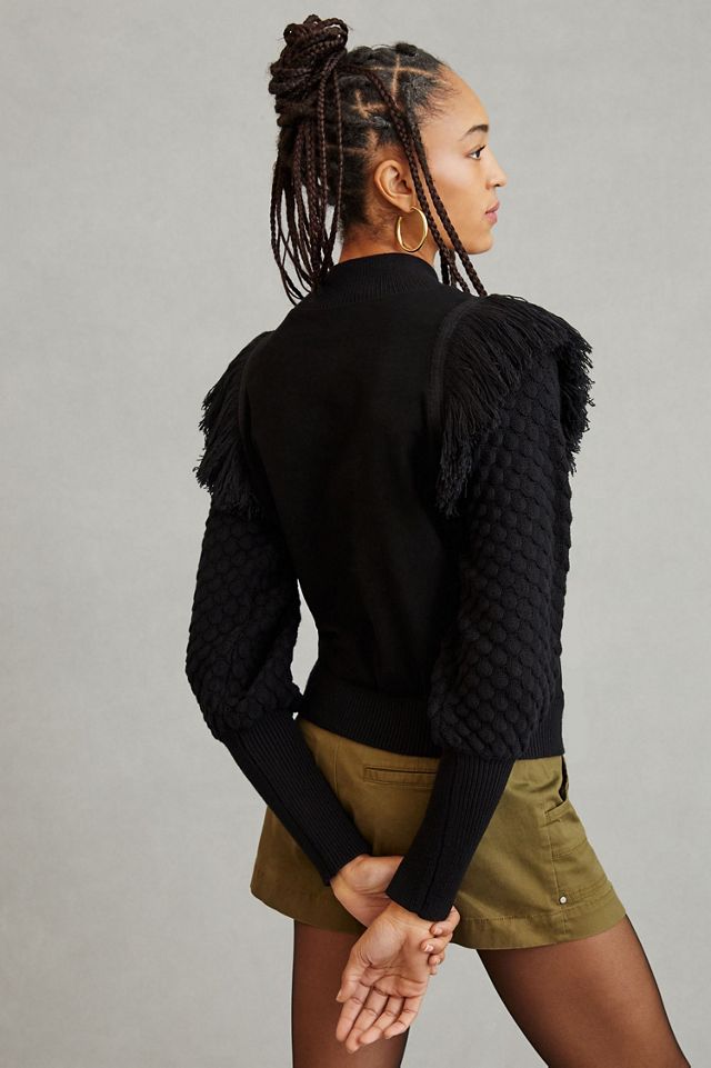 Dolan Fringed Knit Sweater #3