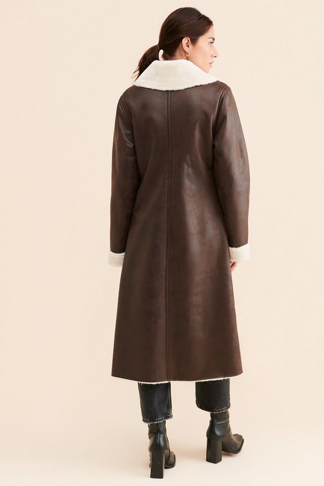 WeWoreWhat Faux Suede Bonded Trench Coat #1