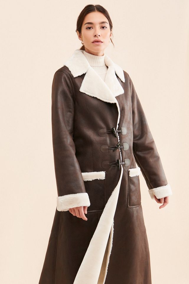 WeWoreWhat Faux Suede Bonded Trench Coat #3