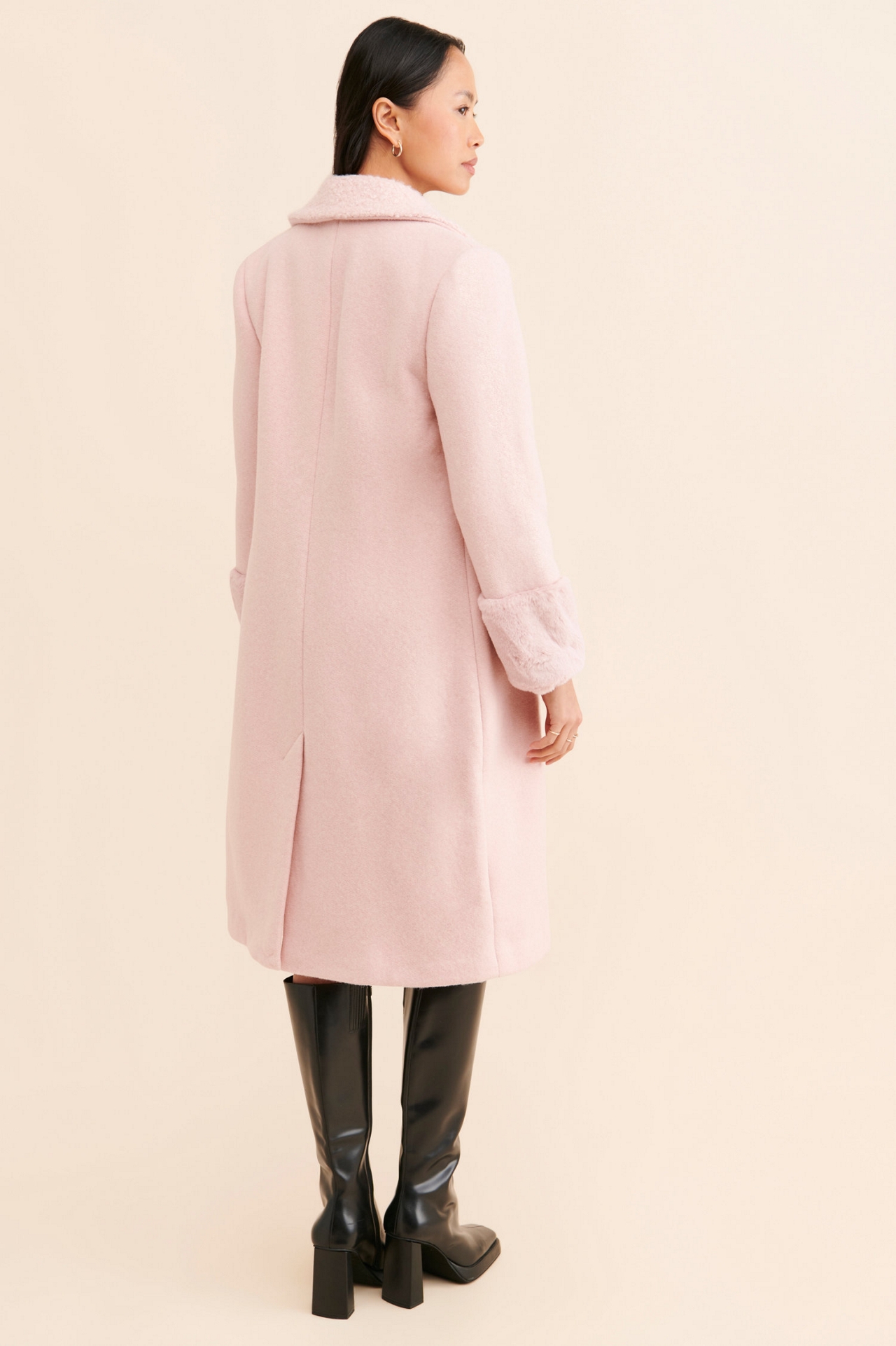 Hutch Mixed Media Overcoat