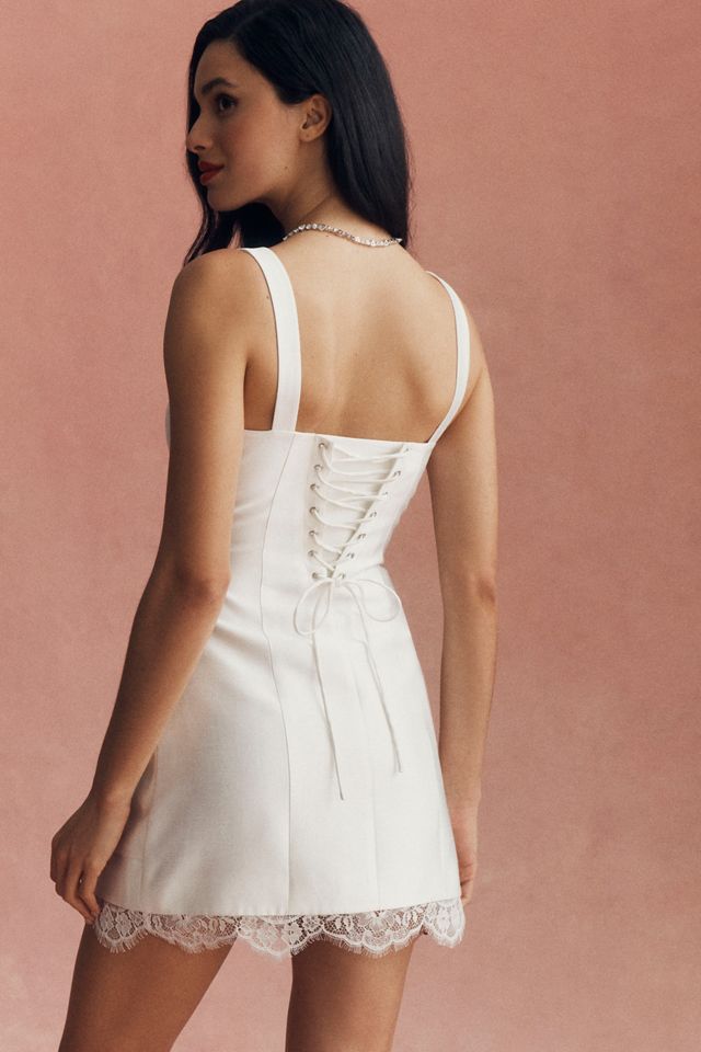 Mare Mare Taffeta Scoop Mini Dress | Anthropologie