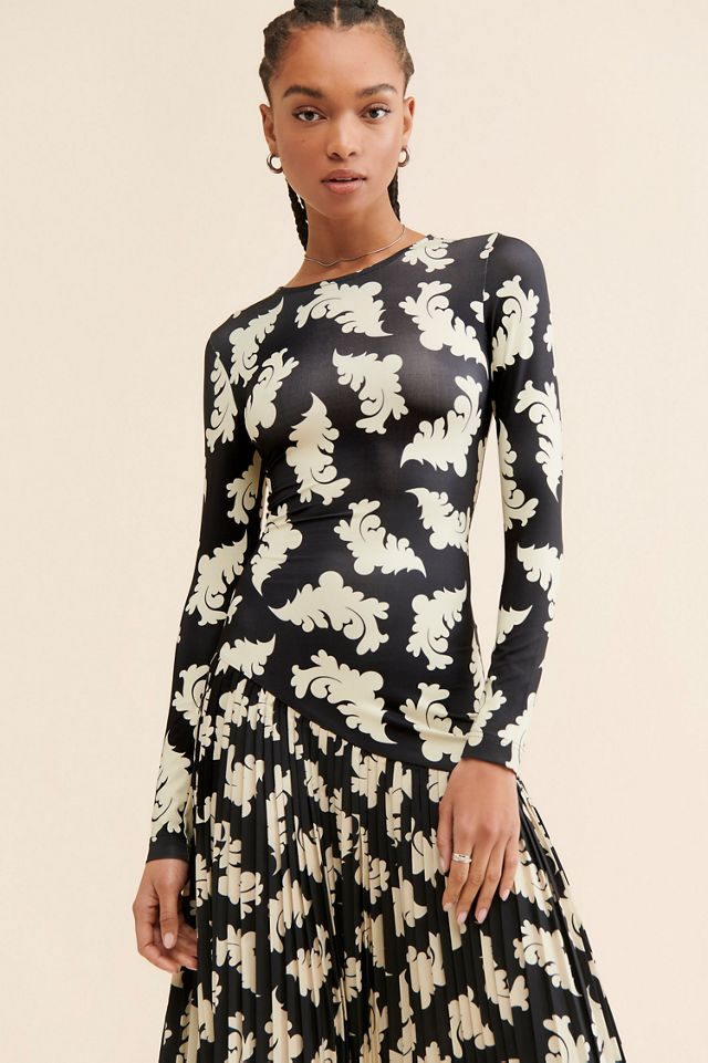 Dhruv Kapoor Printed Pleated Midi Dress #4