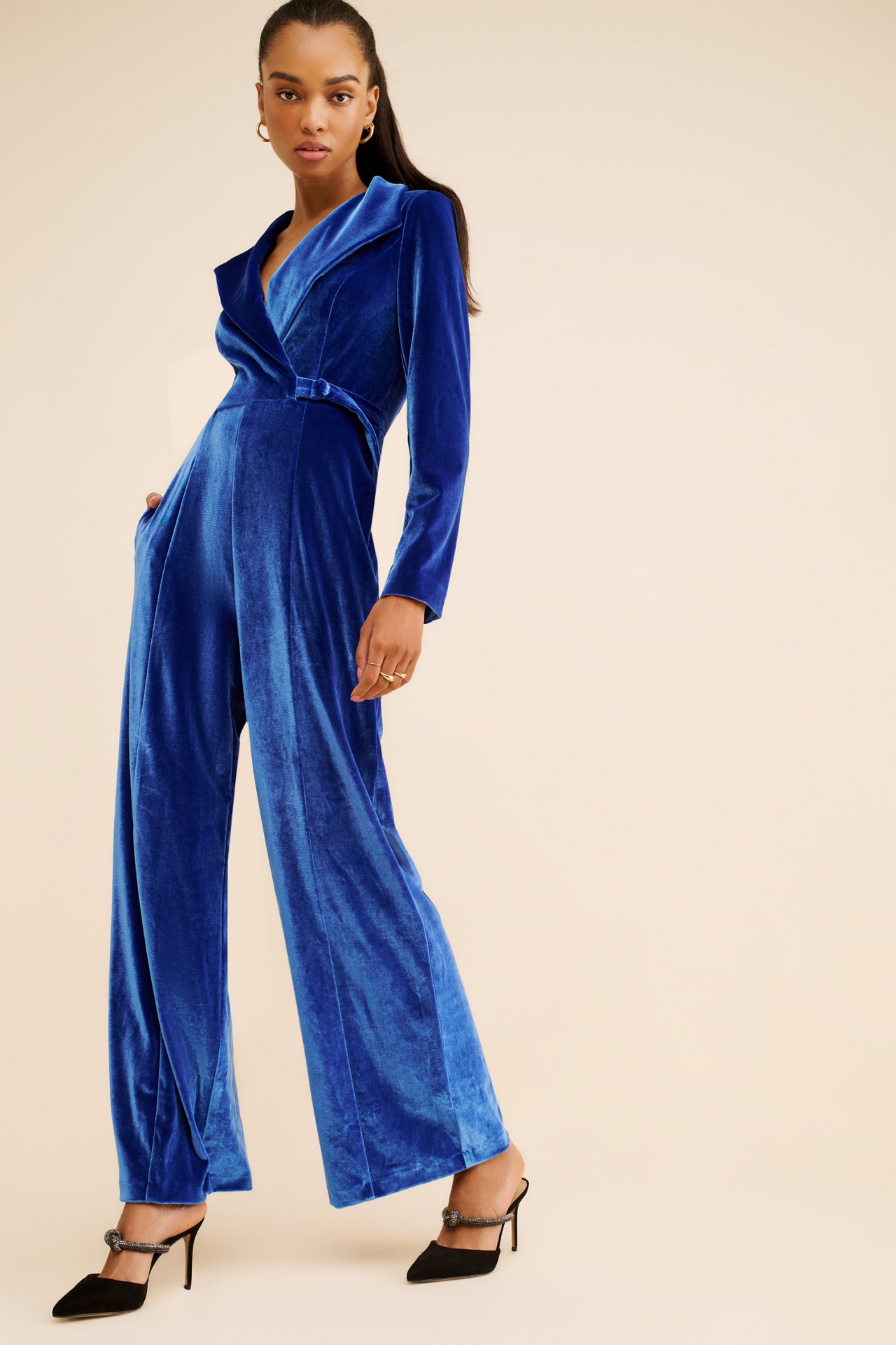 Hutch Velvet Suit Jumpsuit