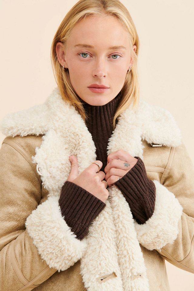 NVLT Faux Shearling Jacket #3