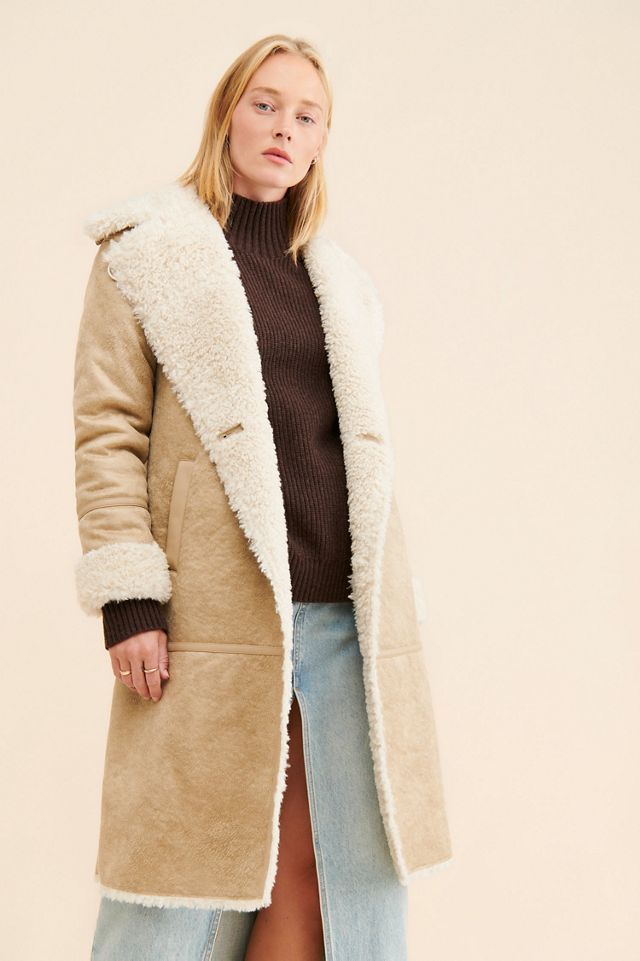 NVLT Faux Shearling Jacket #4
