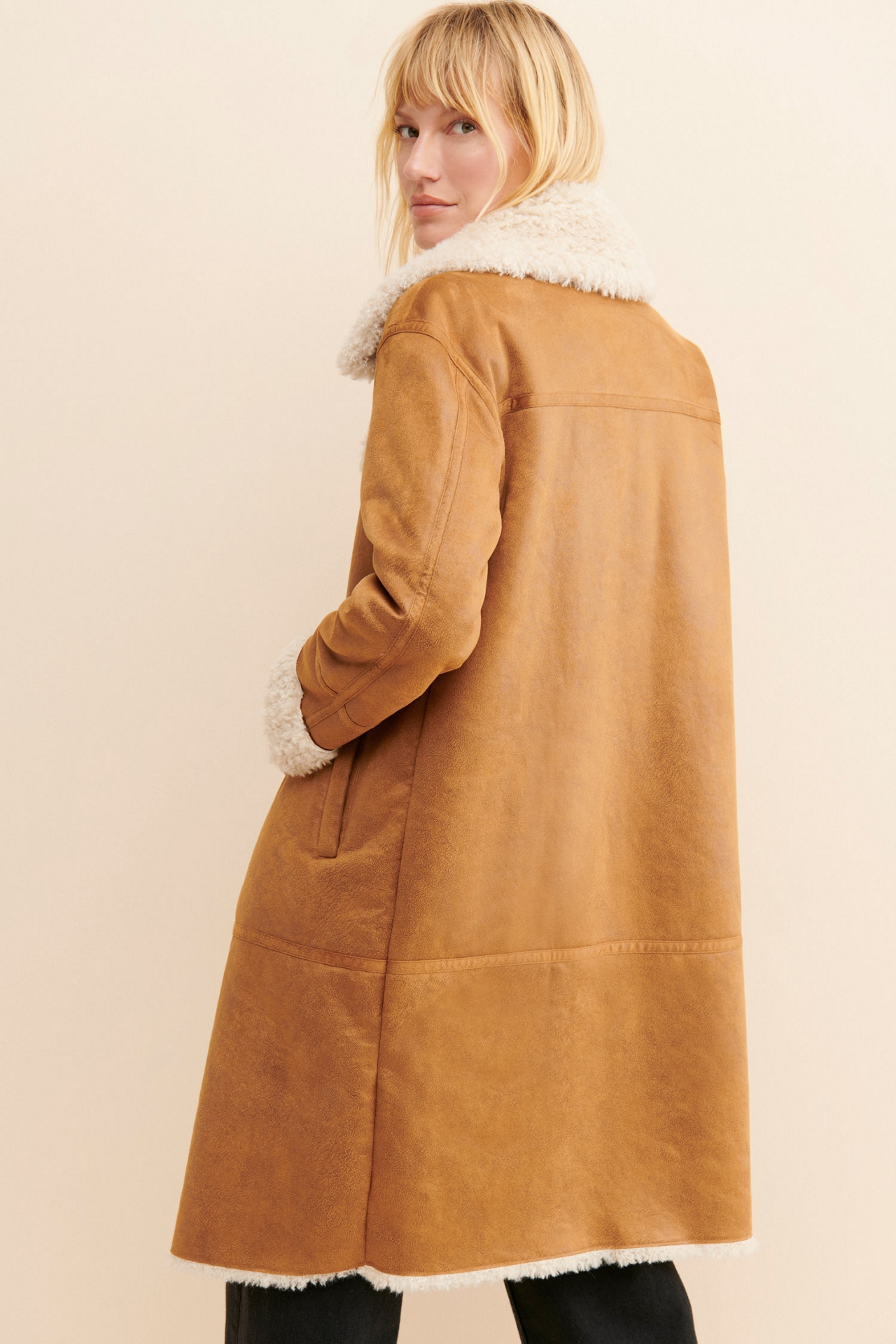 NVLT Faux Shearling Jacket