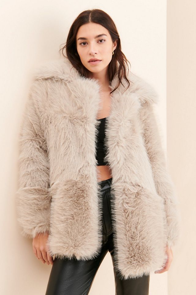 ASTR the Label Hadley Faux Fur Coat #4