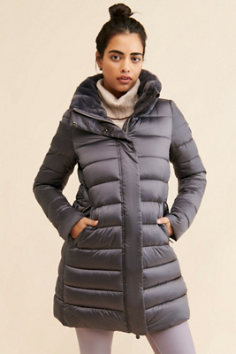 Save The Duck Dalea Faux Fur Collar Puffer Jacket | Anthropologie