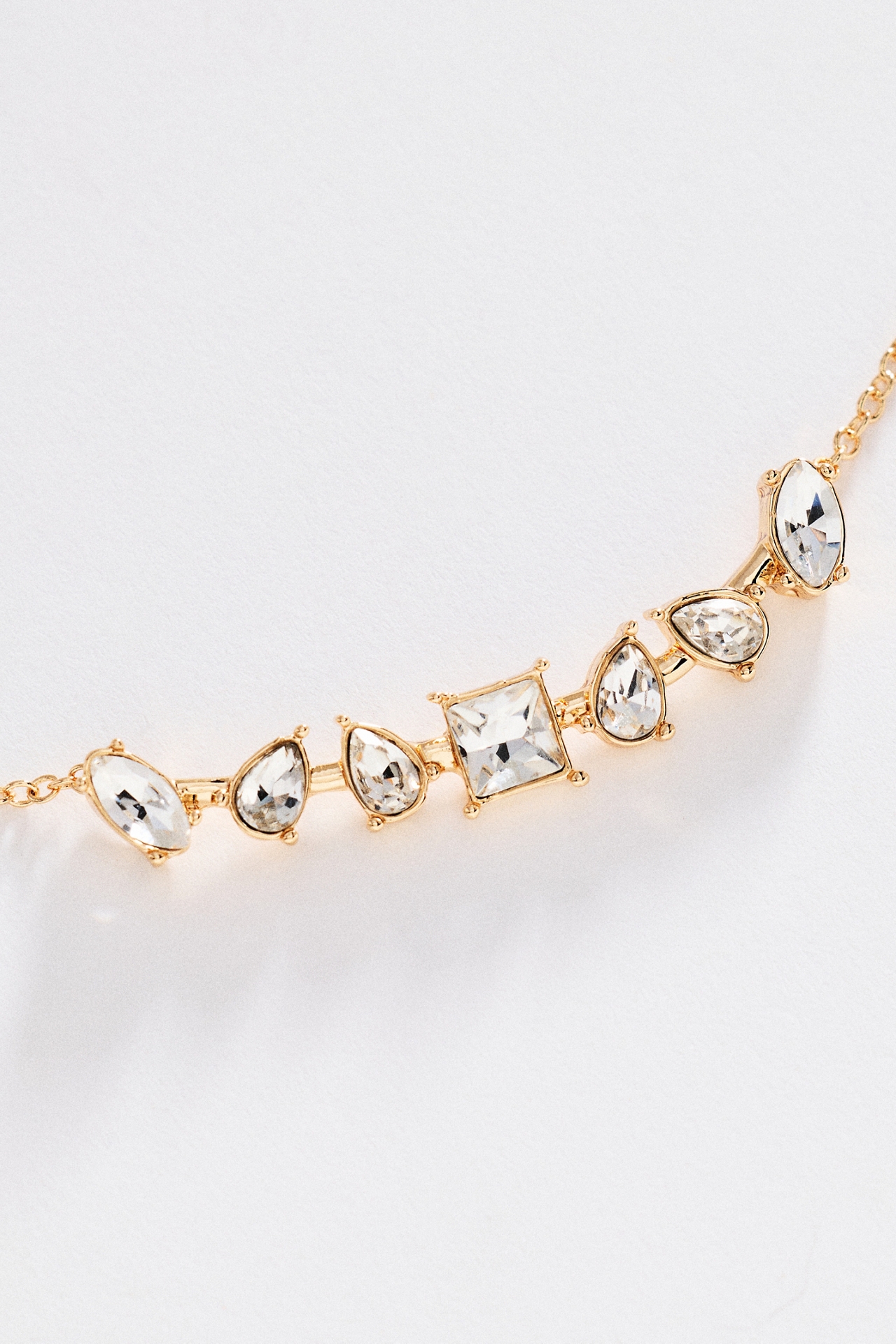 By Anthropologie Crystal Mix Necklace