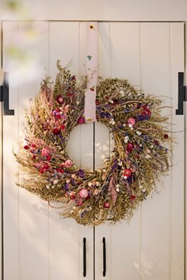 Fern + Flower Dried Wreath