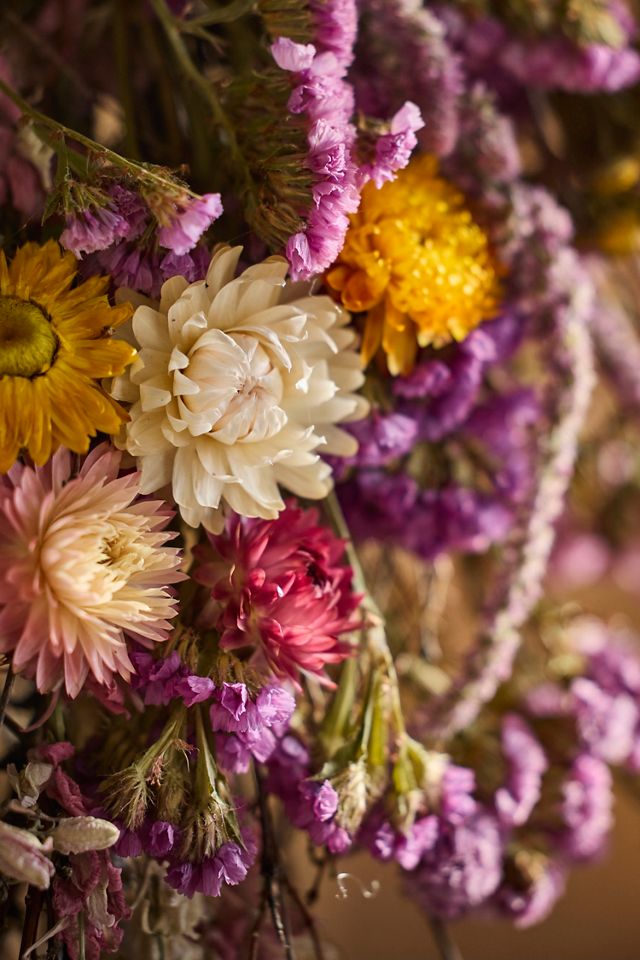 Tansy Garden Dried Wreath #2