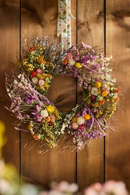 Tansy Garden Dried Wreath