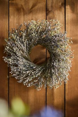 Lavender + Sea Holly Dried Wreath