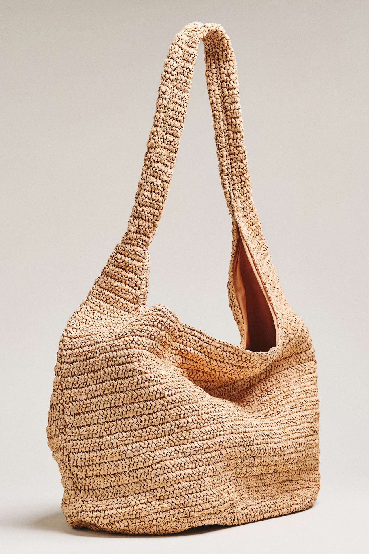 Faherty XL Woven Hobo Bag